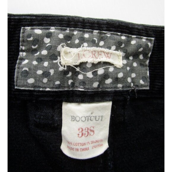 J Crew Jeans 33 Short Corduroy Bootcut Trousers Stretch Preppy Dark - Picture 7 of 8